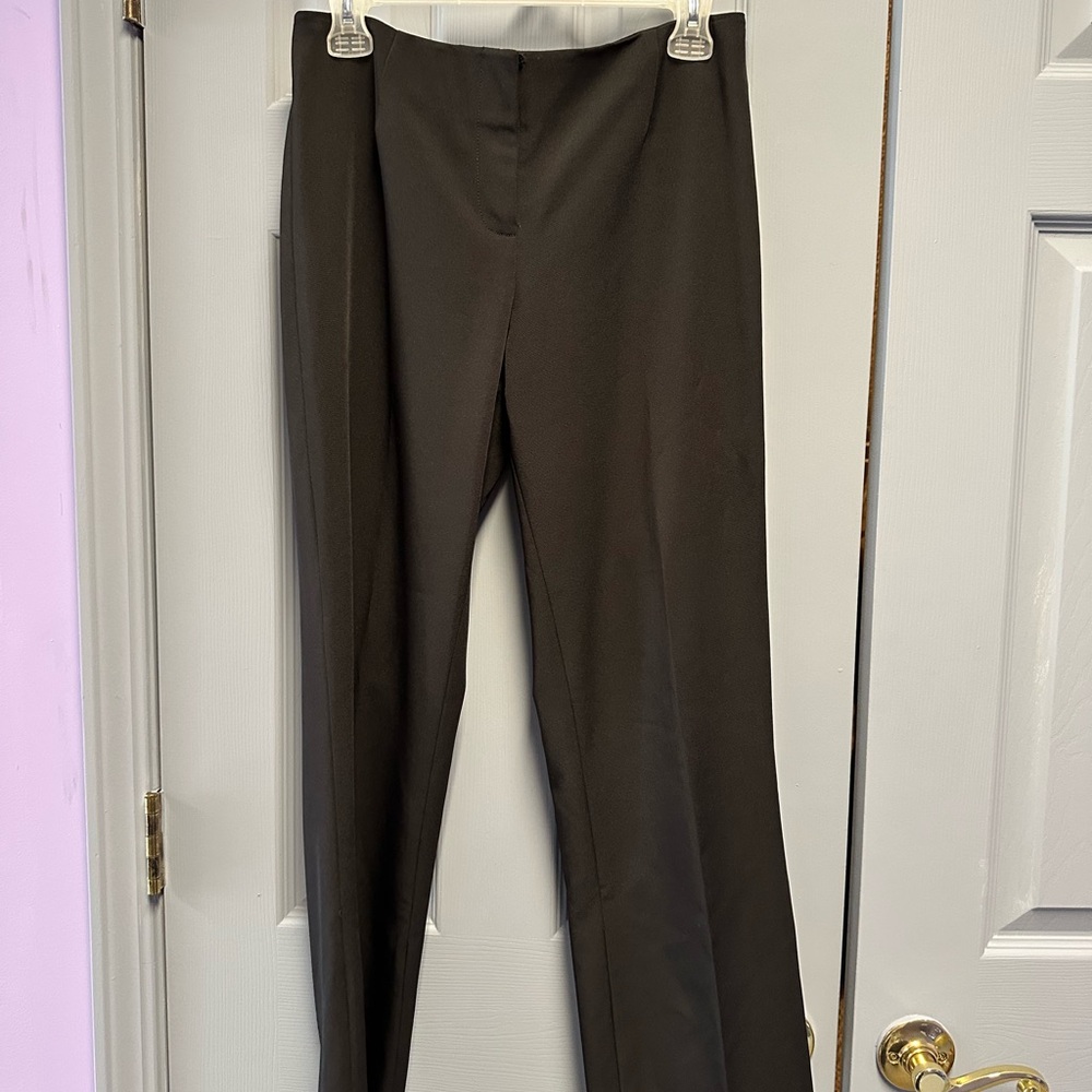 Armani Exchange Women's Black Straight Leg Pants